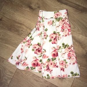 Floral Skater skirt